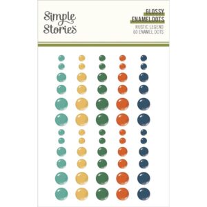Simple Stories - Rustic Legend - Glossy Enamel Dots
