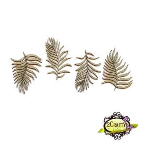 2Crafty Chipboard - Fern Leaf Set