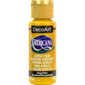 Americana Acrylic Paint 2oz - Deep Ochre