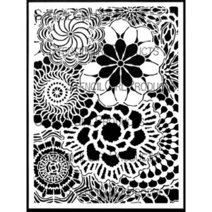 StencilGirl - 9x12" Stencil - Floral Lace