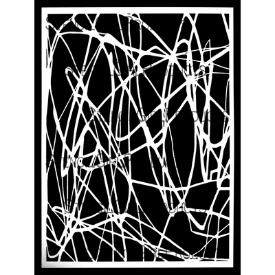 StencilGirl - 9x12" Stencil - Scribbley