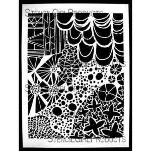 StencilGirl - 9x12" Stencil - Collage I