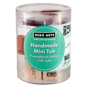 Hero Arts - Mini Tub Woodblock Stamps - Handmade