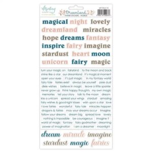 Mintay - Dreamland - Paper Stickers, Words