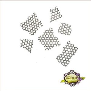 2Crafty Chipboard - Mini Hexagon Clumps