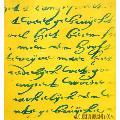 StencilGirl - 6x6" Stencil - Rembrandt's Words - Image 3