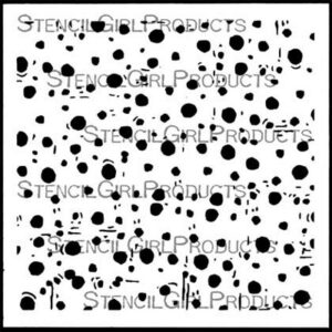 StencilGirl - 6x6" Stencil - Organized Chaos