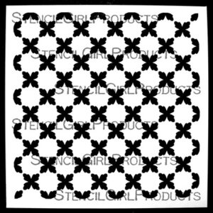 StencilGirl - 6x6" Stencil - Butterfly Wings Tile