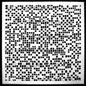 StencilGirl - 6x6" Stencil - Random Pixels