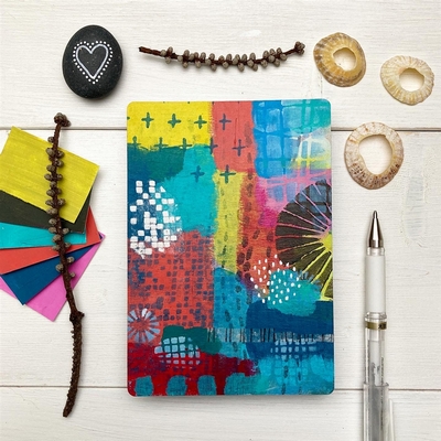 StencilGirl - 6x6" Stencil - Random Pixels - Image 4