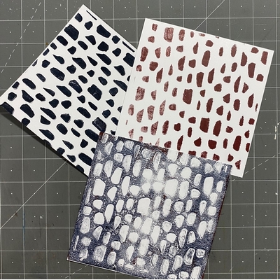 StencilGirl - 6x6" Stencil - Brush it Off - Image 2