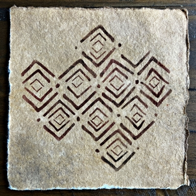 StencilGirl - 6x6" Stencil - Zig Zag - Image 2