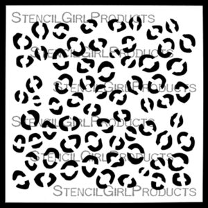 StencilGirl - 6x6" Stencil - Kinetic Pulse