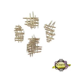2Crafty Chipboard - Mini Squiggly Bits