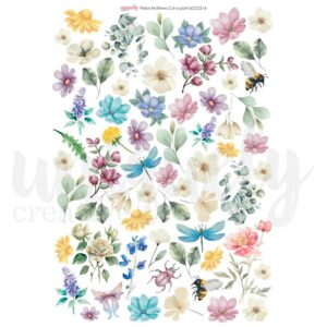 Uniquely Creative - Floral Archives - Cut-a-Part Sheet