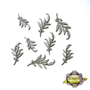 2Crafty Chipboard - Foliage Set 6