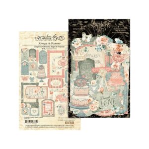 Graphic 45 - Always & Forever - Chipboard Die-Cuts
