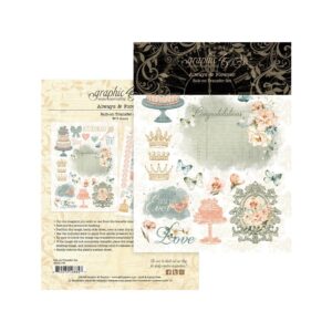 Graphic 45 - Always & Forever - Rub-On Transfers