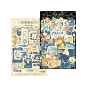 Graphic 45 - Scenic Route - Chipboard Die-Cuts