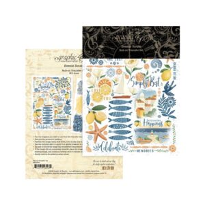 Graphic 45 - Scenic Route - Rub-On Transfers