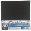 Couture Creations - 12x12" 300gsm Smooth Cardstock - 50 Pack, Black