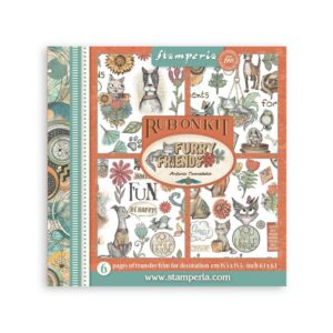 Stamperia - Furry Friends - Rub-On Kit