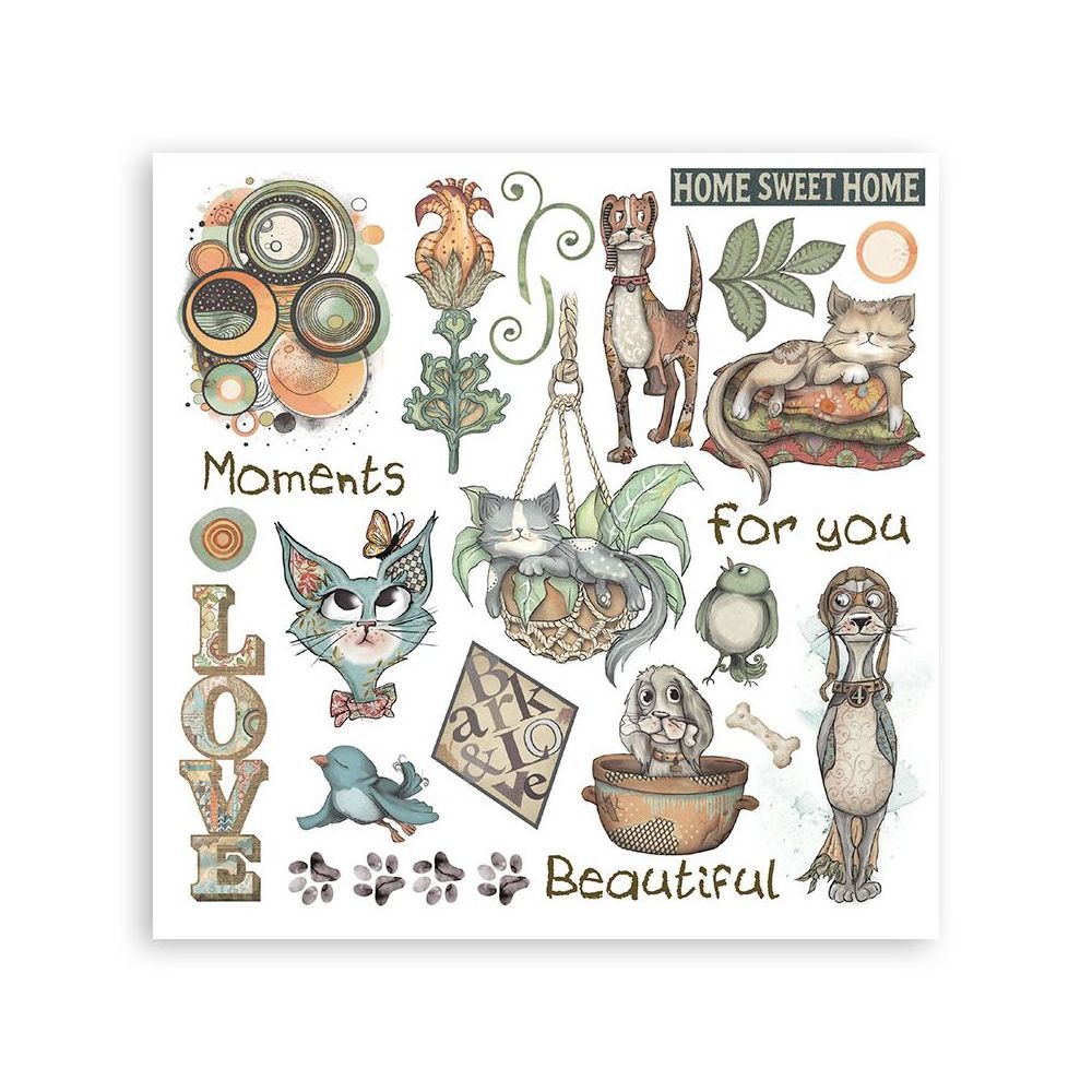 Stamperia - Furry Friends - Rub-On Kit - Image 4