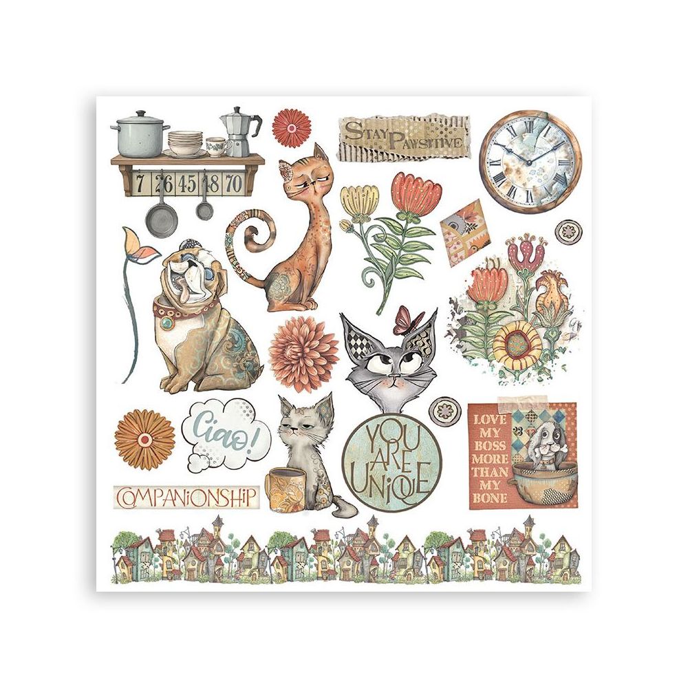 Stamperia - Furry Friends - Rub-On Kit - Image 7