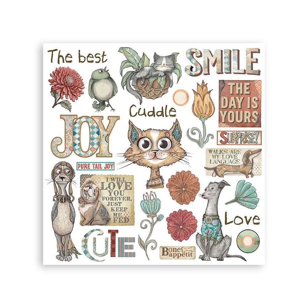 Stamperia - Furry Friends - Rub-On Kit - Image 2