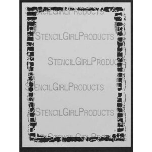 StencilGirl - 9x12" Stencil - Framed #1