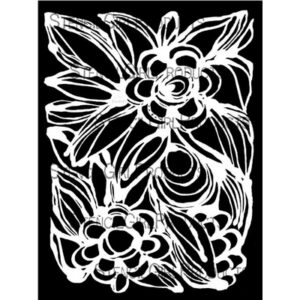 StencilGirl - 9x12" Stencil - Floral 1