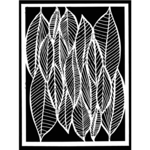 StencilGirl - 9x12" Stencil - Clustered Leaves