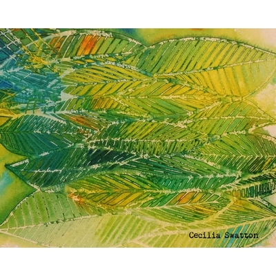 StencilGirl - 9x12" Stencil - Clustered Leaves - Image 2