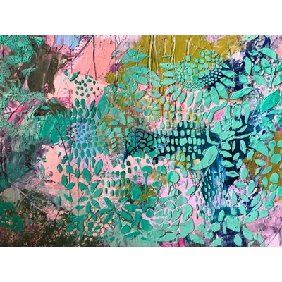 StencilGirl - 9x12" Stencil - Floral Frolics - Image 2