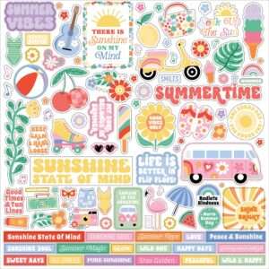 Echo Park - Our Groovy Summer - Element Stickers 12x12"