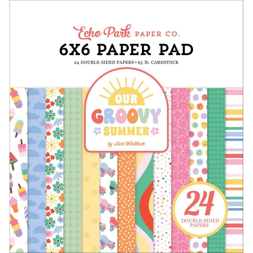 Echo Park - Our Groovy Summer - 6x6" Paper Pad