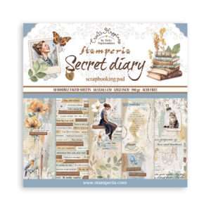 Stamperia - Secret Diary - 12×12″ Scrapbooking Pad
