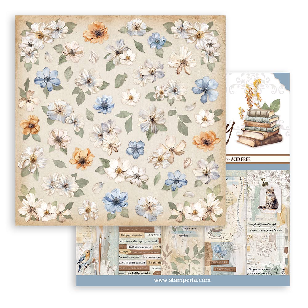 Stamperia - Secret Diary - 12×12″ Scrapbooking Pad - Image 8