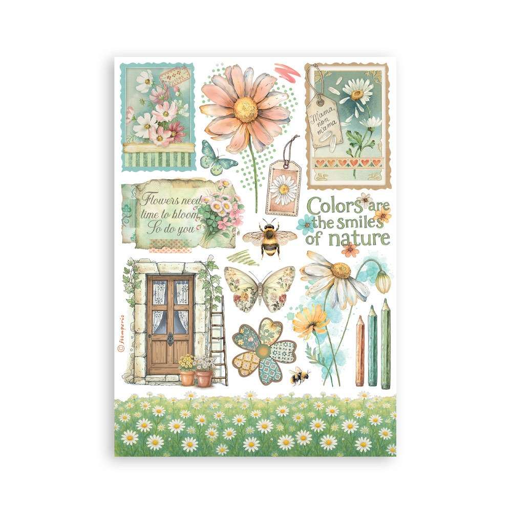 Stamperia - Daisy Art - Washi Pad - Image 3