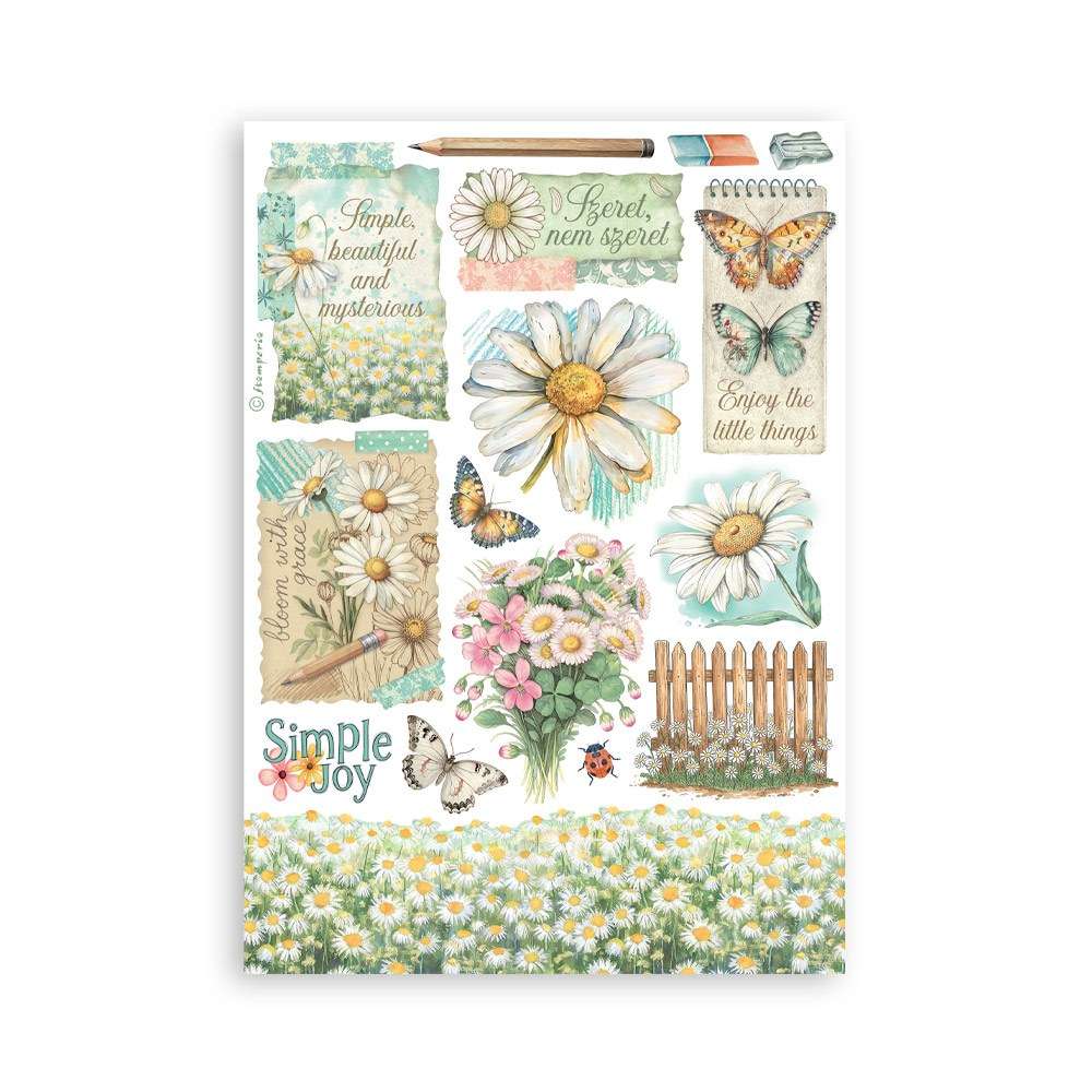 Stamperia - Daisy Art - Washi Pad - Image 10