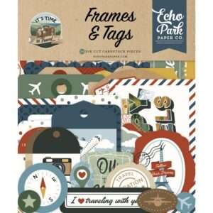 Echo Park - It's Time To Travel - Frames & Tags