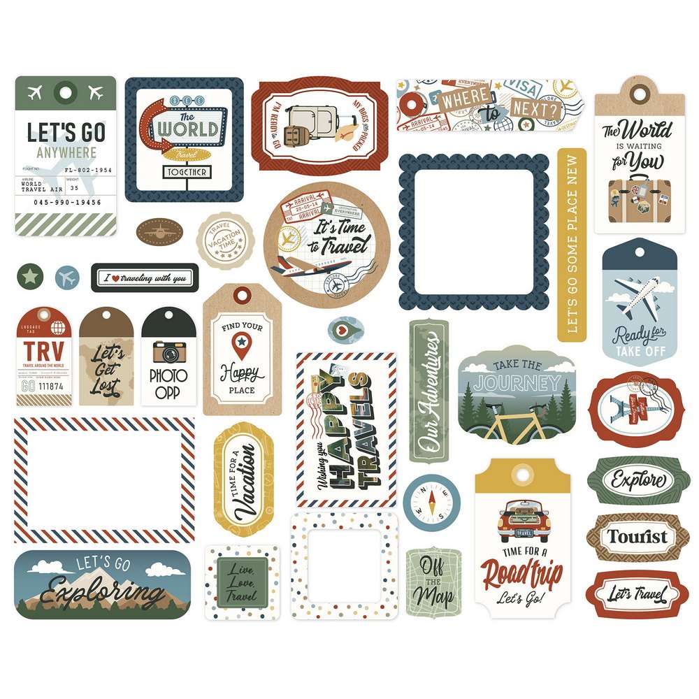 Echo Park - It's Time To Travel - Frames & Tags - Image 2