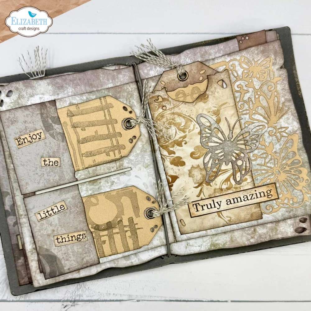 Elizabeth Craft - Die Set - Split Tag Pocket Page - Image 4