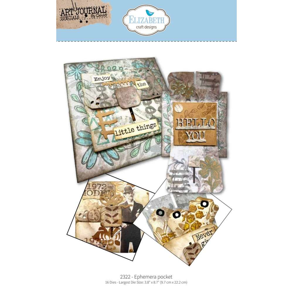 Elizabeth Craft - Die Set - Ephemera Pocket