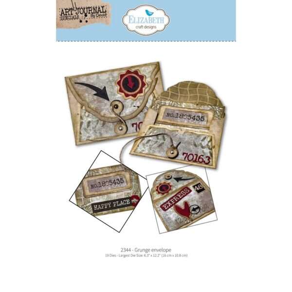 Elizabeth Craft - Die Set - Grunge Envelope