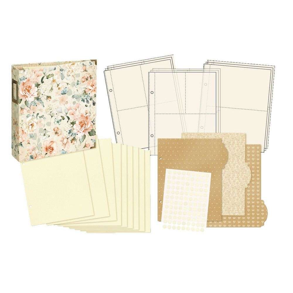 Graphic 45 - Vintage Rose Binder Album with Pocket Pages - Image 2