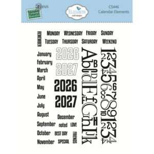 Elizabeth Craft - Stamp Set - Calendar Elements