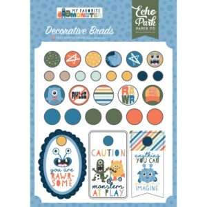 Echo Park - My Favourite Monster - Decorative Brads