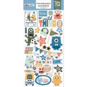 Echo Park - My Favourite Monster - Chipboard Accents