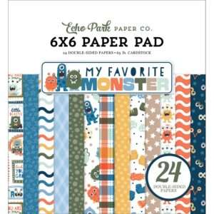 Echo Park - My Favourite Monster - 6x6" Paper Pad